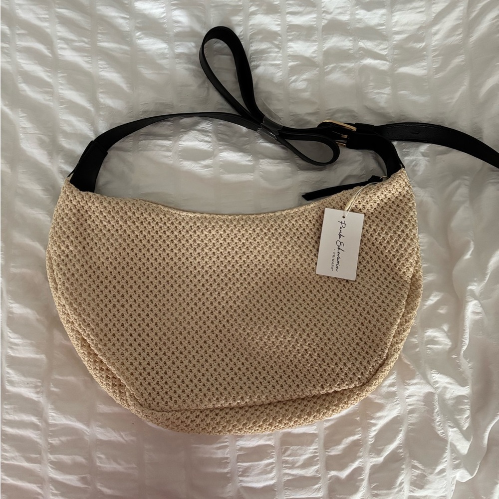 Paula Echevarría Woven Sling Bag